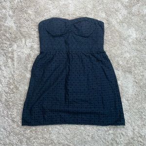 American Eagle Sleeveless/Strapless Black Dress Size 10.   0402